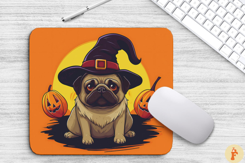 cute-mops-dog-in-a-witch-039-s-hat