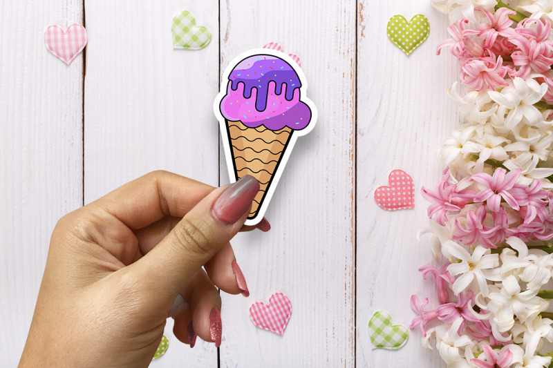 cute-ice-cream-sticker-svg-bundle