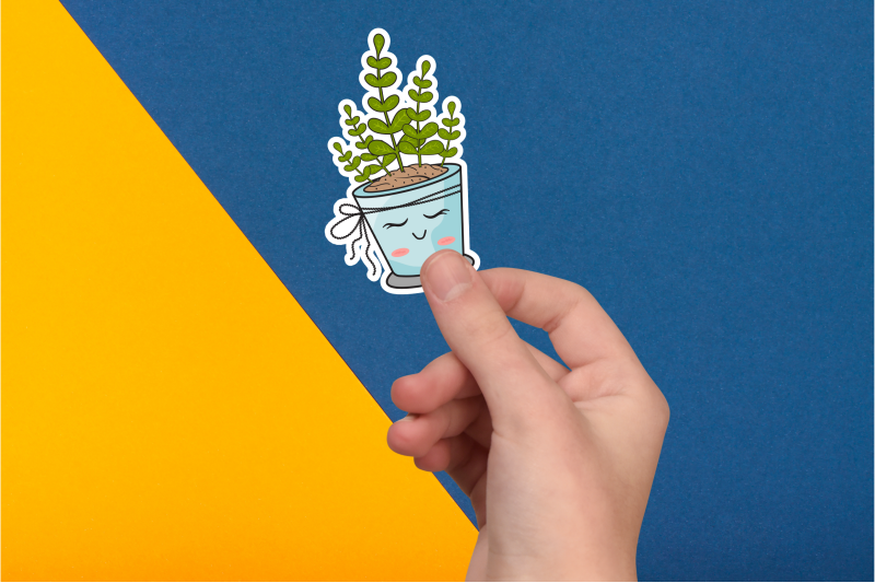 cactus-plant-sticker-bundle