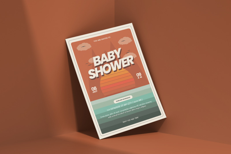 sunset-baby-shower-invitation