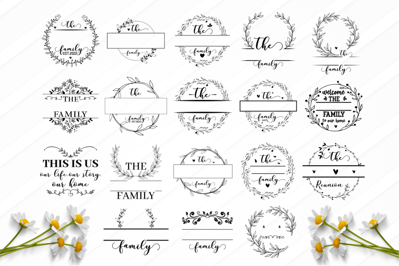 family-monogram-svg-bundle