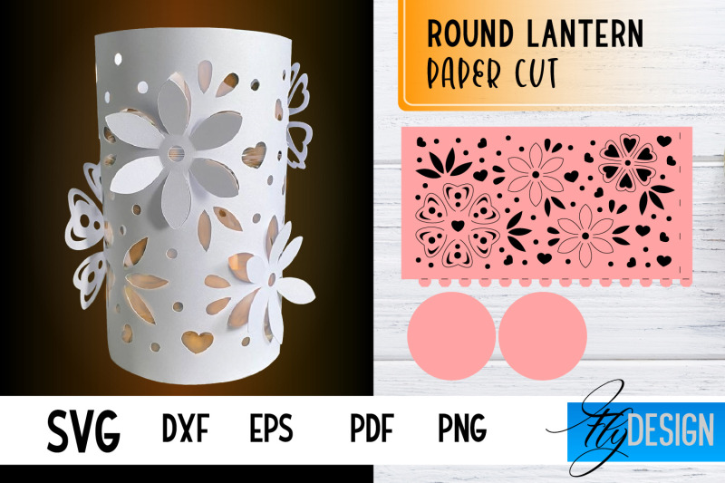 round-lantern-papercut-svg-rund-lantern-svg-night-light-design