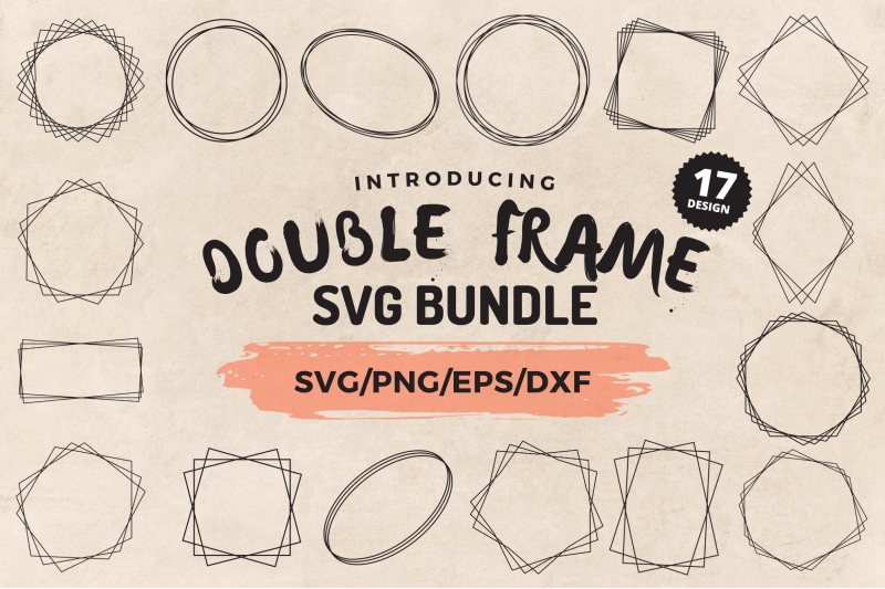 double-frame-svg-bundle