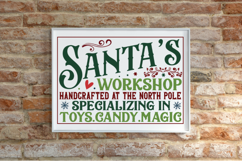 santa-christmas-sign-bundle