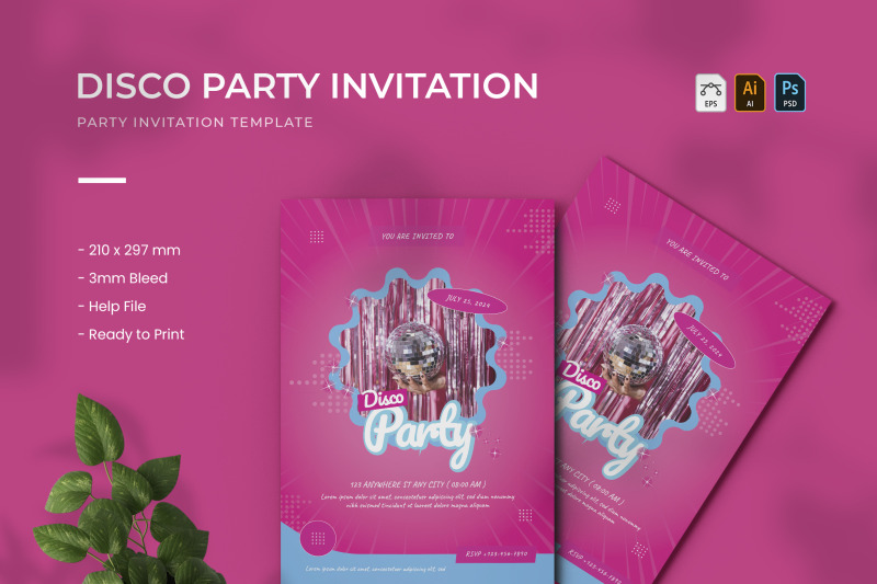 disco-party-invitation