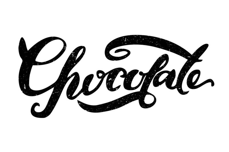 chocolate-lettering-hand-drawn