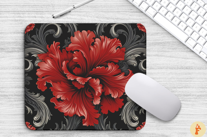 carnation-floral-gothic-pattern