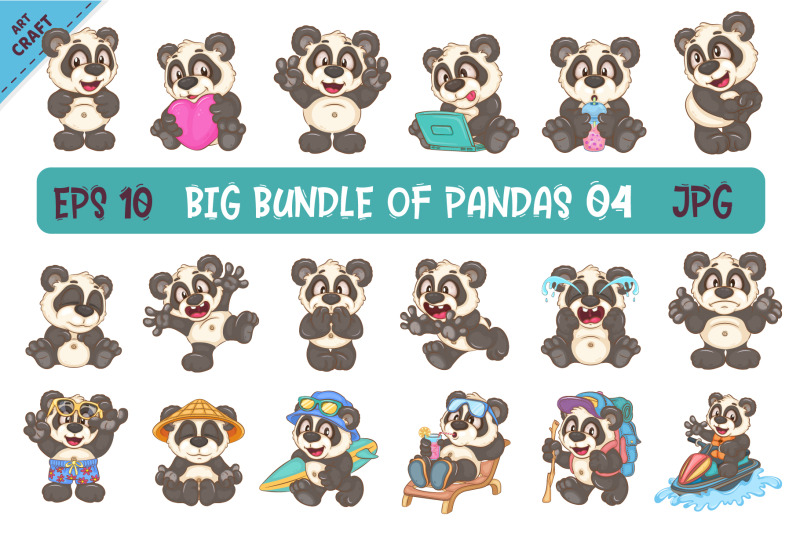 big-bundle-of-cartoon-pandas-04-animal-art