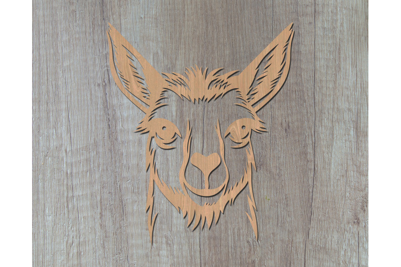 llama-laser-svg-cut-file-llama-glowforge-file-llama-dxf-llama-eps