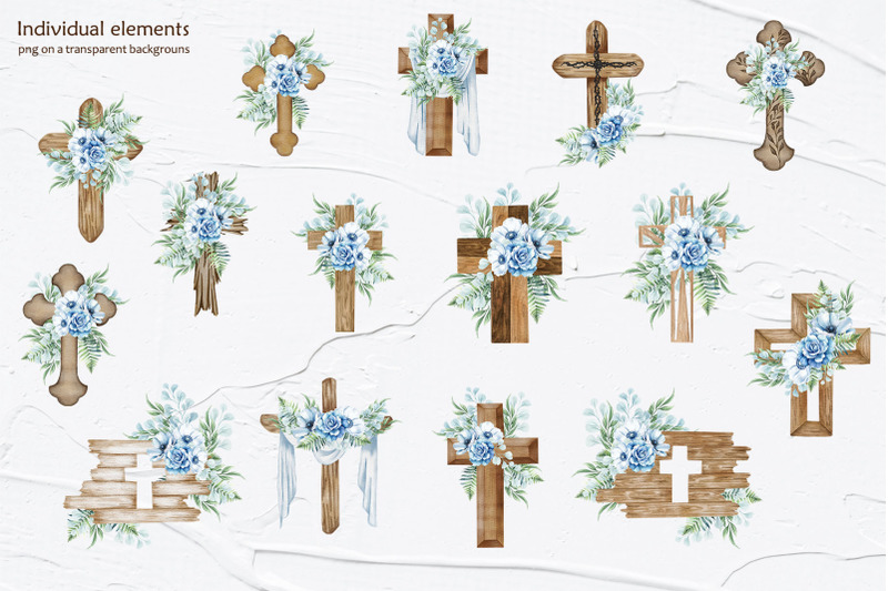 floral-crosses-watercolor-clipart