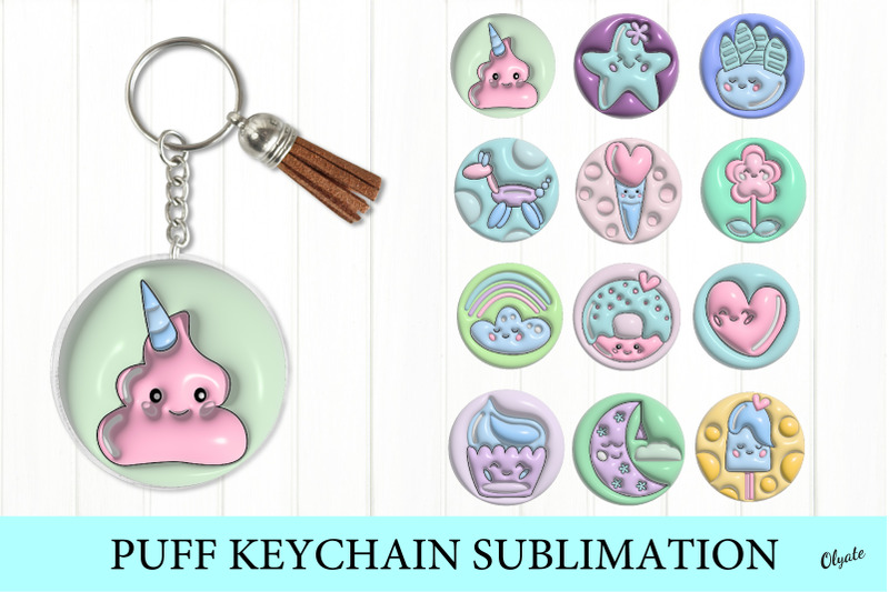 3d-puff-kawaii-keychain-sublimation-round-keychain-png