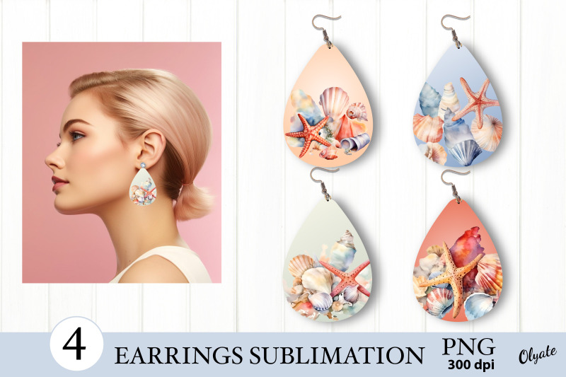 seashell-earrings-sublimation-teardrop-earring-sublimation