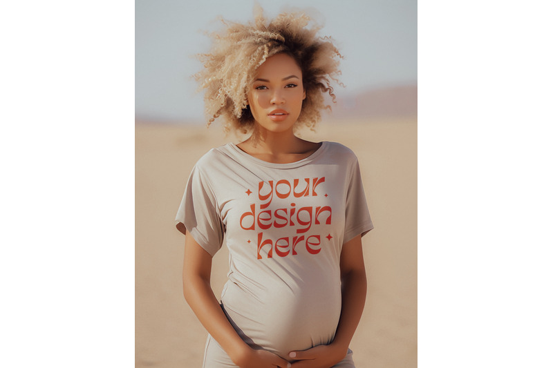 bella-canvas-3001-pregnancy-mockup-sand-tshirt-pregnant-mock-up-dese
