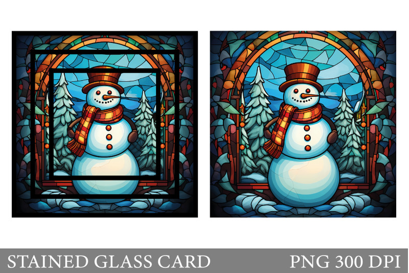 stained-glass-snowman-card-sublimation