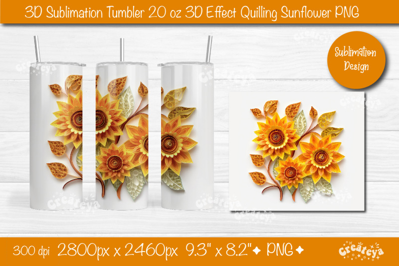 3d-sunflower-tumbler-sunflower-3d-sublimation-tumbler-wrap-3d-quillin