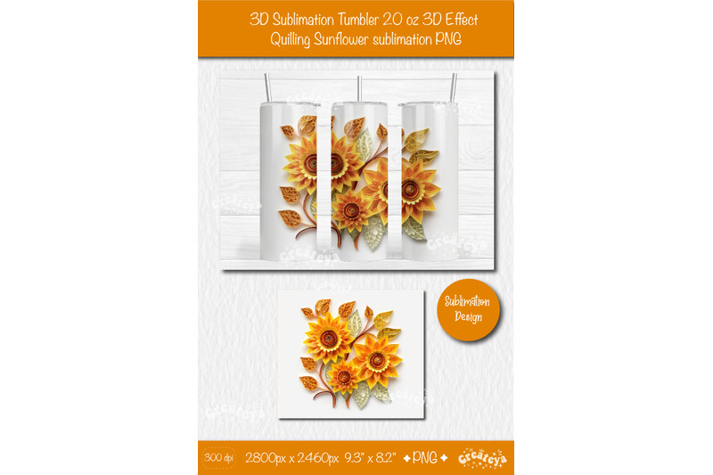 3d-sunflower-tumbler-sunflower-3d-sublimation-tumbler-wrap-3d-quillin