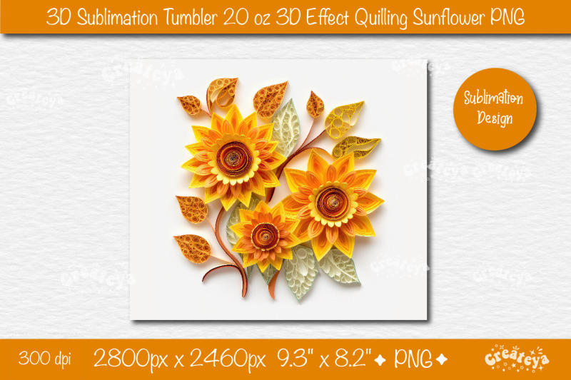 3d-sunflower-tumbler-sunflower-3d-sublimation-tumbler-wrap-3d-quillin