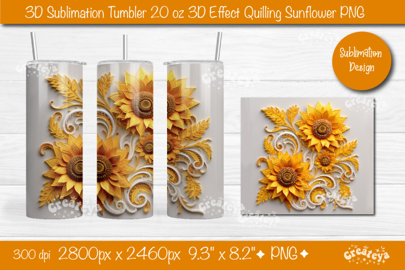 3d-sunflower-tumbler-sunflower-3d-sublimation-tumbler-wrap-3d-quillin
