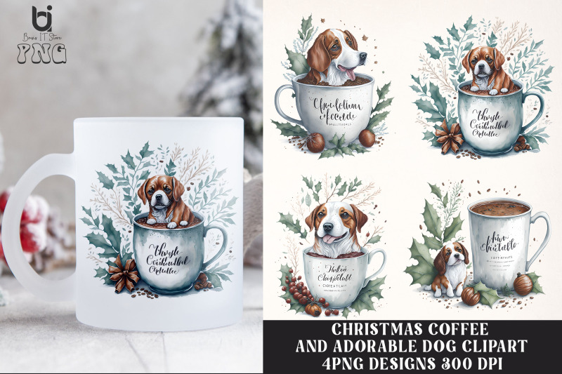 christmas-coffee-and-adorable-dog-clipart-mug-sublimation