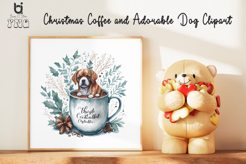 christmas-coffee-and-adorable-dog-clipart-mug-sublimation