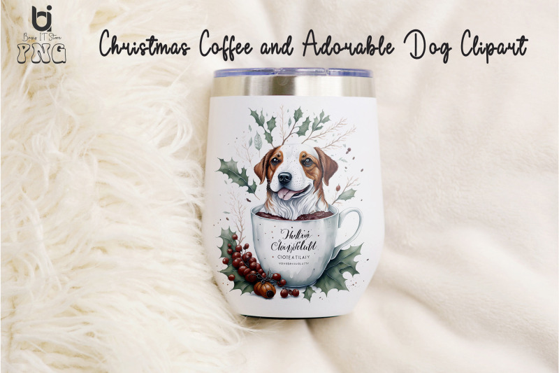 christmas-coffee-and-adorable-dog-clipart-mug-sublimation