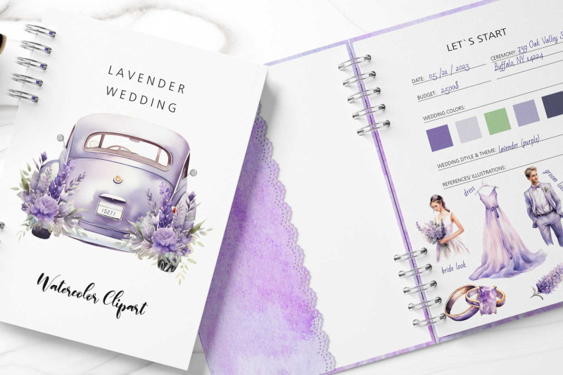 watercolor-lavender-wedding-clipart-purple-lavender-wedding-theme