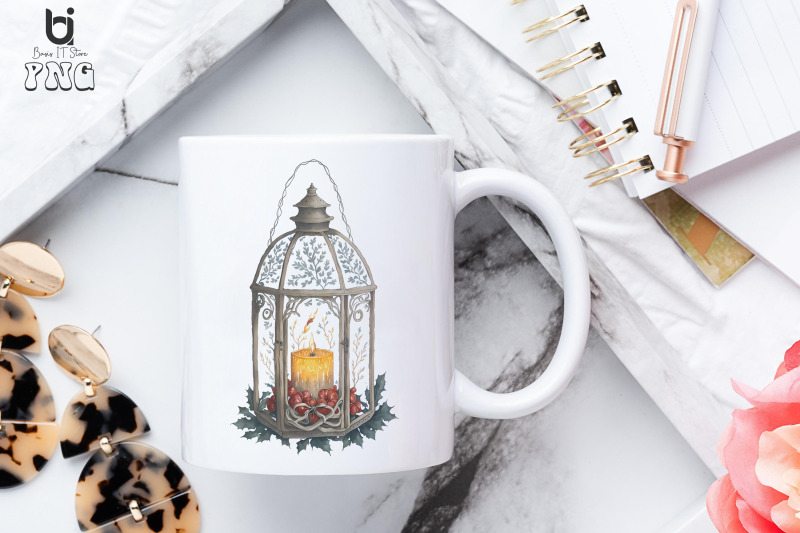 christmas-decorative-candle-design-mug-sublimation-design