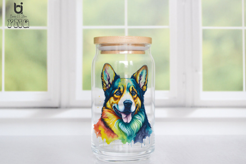 colorful-watercolor-painting-corgi-dog-clipart-mug-design