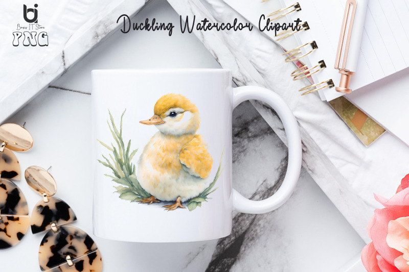 duckling-watercolor-clipart-duckling-mug-sublimation-png