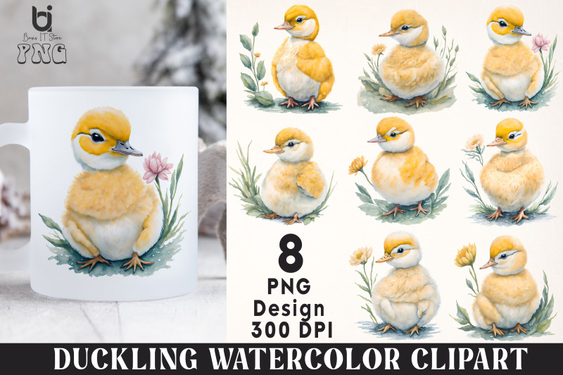 duckling-watercolor-clipart-duckling-mug-sublimation-png