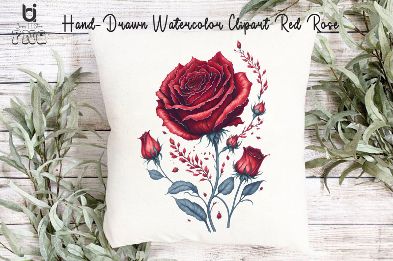 hand-drawn-watercolor-red-rose-clipart-red-rose-mug-design