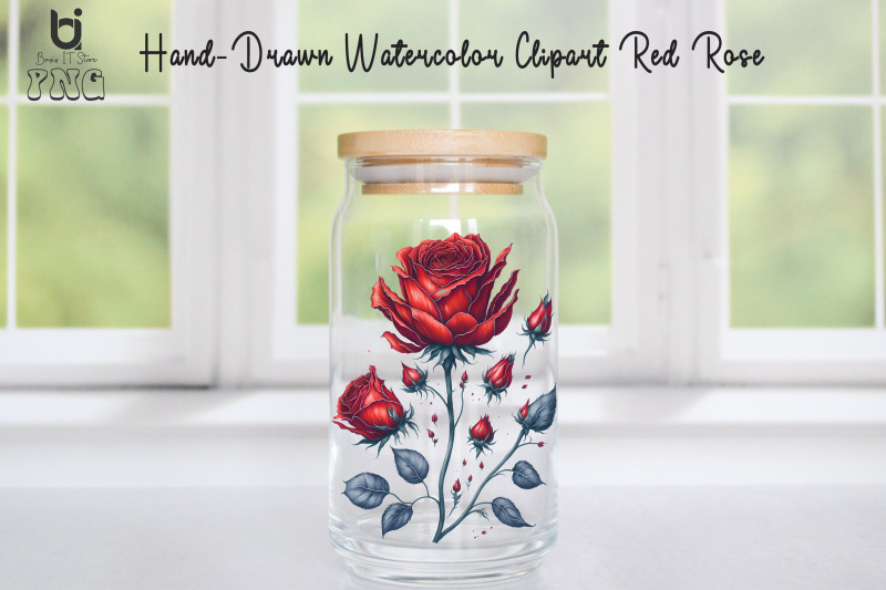 hand-drawn-watercolor-red-rose-clipart-red-rose-mug-design