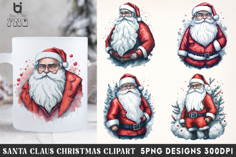 watercolor-santa-claus-christmas-santa-mug-subliamtion-png