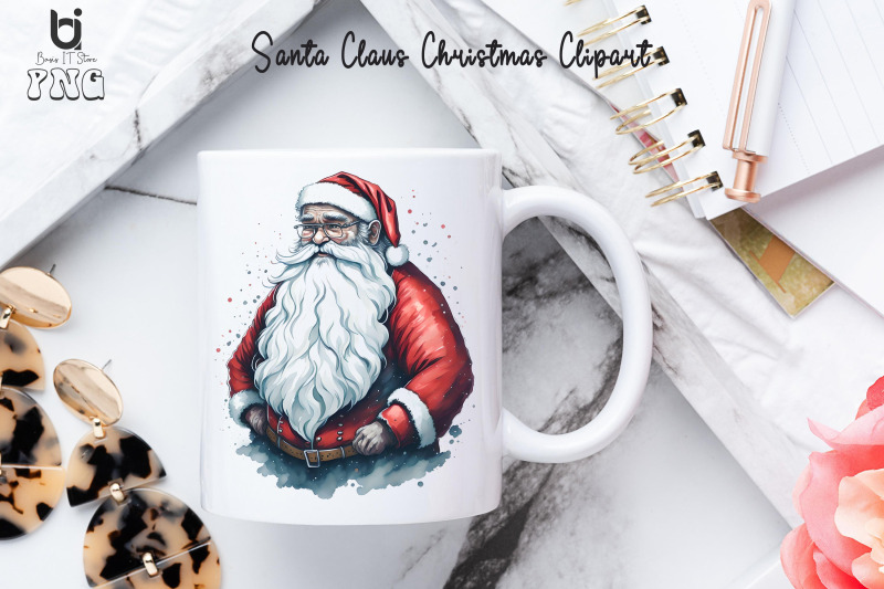 watercolor-santa-claus-christmas-santa-mug-subliamtion-png