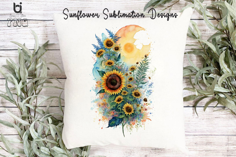 sunflower-sublimation-designs-sunflower-t-shirt-design