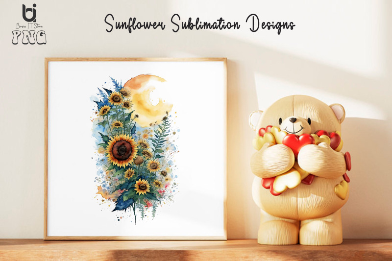 sunflower-sublimation-designs-sunflower-t-shirt-design