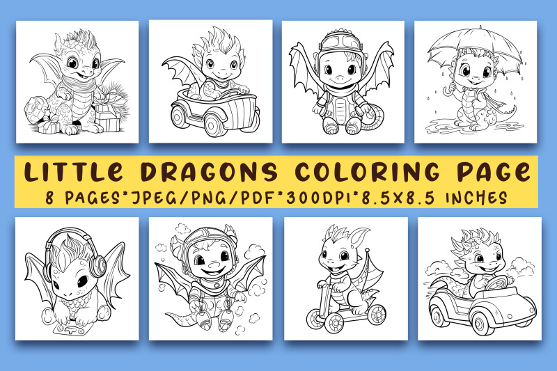 8-cute-dragons-coloring-pages-for-kids