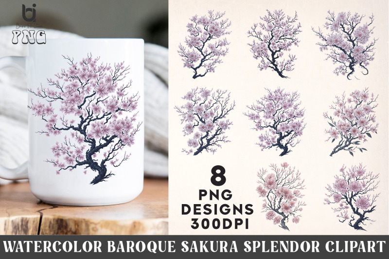 watercolor-baroque-sakura-splendor-clipart