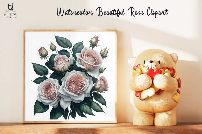 watercolor-beautiful-rose-clipart-rose-mug-sublimation-png