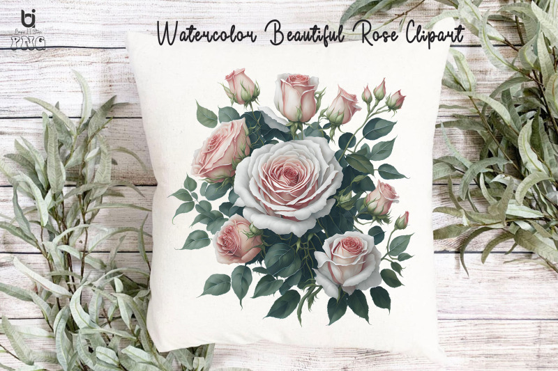 watercolor-beautiful-rose-clipart-rose-mug-sublimation-png