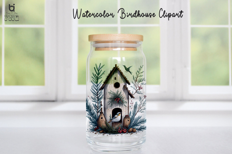 watercolor-birdhouse-clipart-birdhouse-mug-sublimation-png