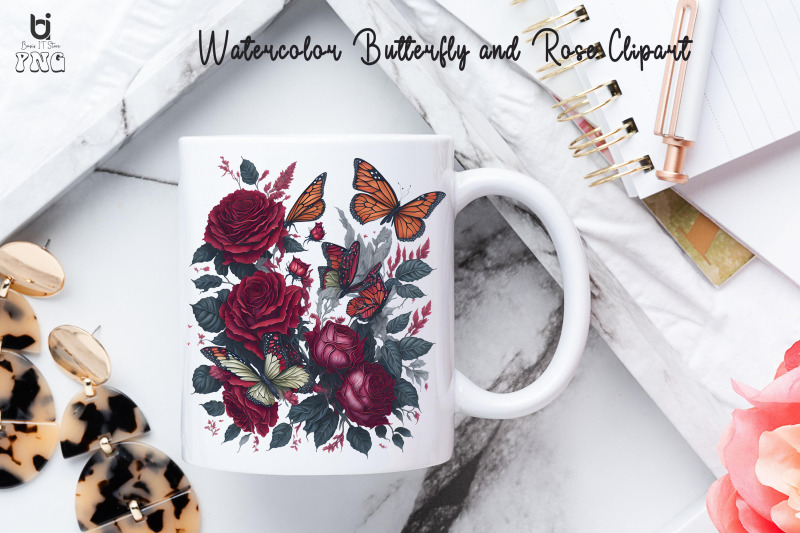 watercolor-butterfly-and-rose-clipart-butterfly-mug-png