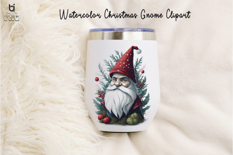 watercolor-christmas-gnome-clipart-gnomes-mug-sublimation