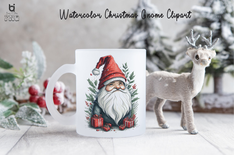 watercolor-christmas-gnome-clipart-gnomes-mug-sublimation