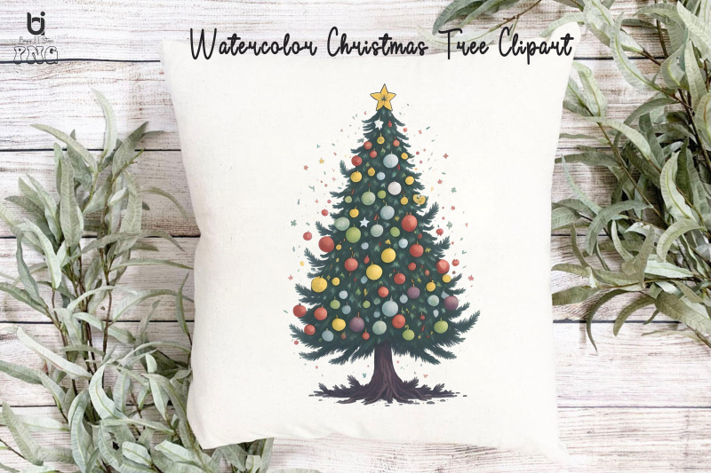 watercolor-christmas-tree-clipart-christmas-tree-t-shirt