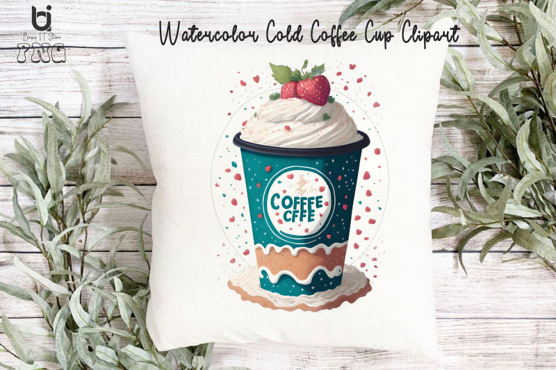 watercolor-cold-coffee-cup-clipart-coffee-t-shirt-design