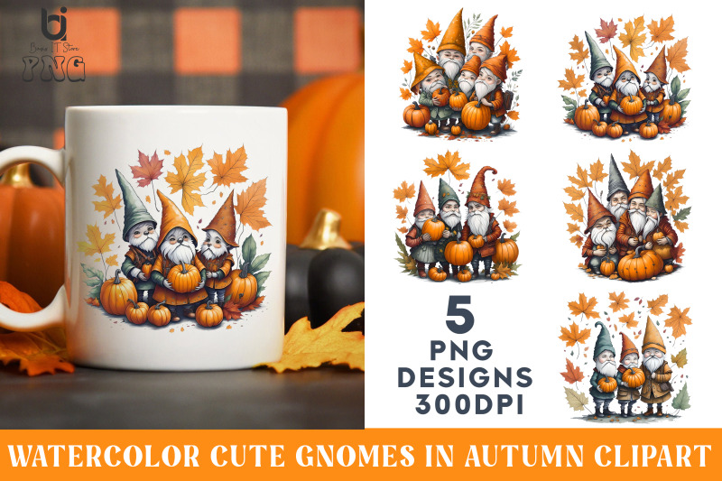 watercolor-cute-gnomes-in-autumn-clipart-autumn-mug-png