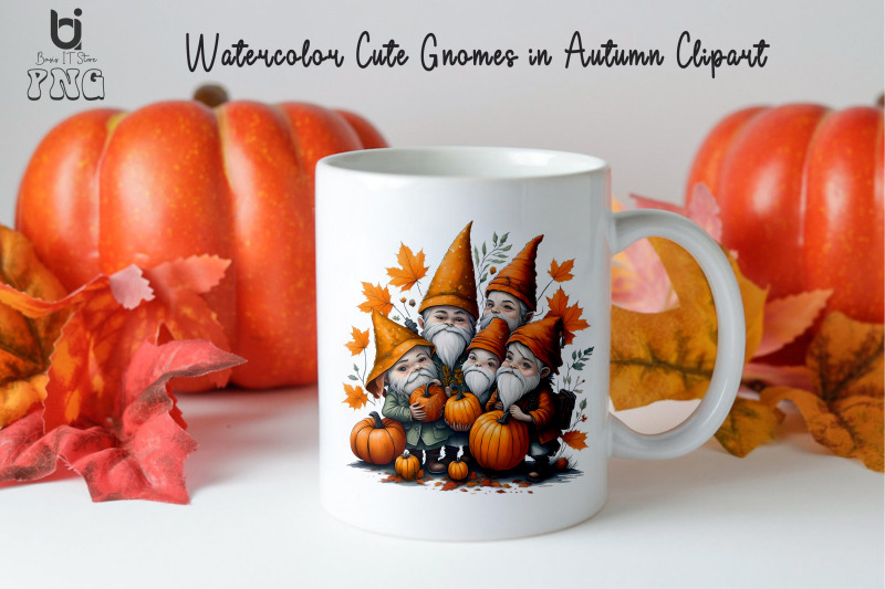 watercolor-cute-gnomes-in-autumn-clipart-autumn-mug-png