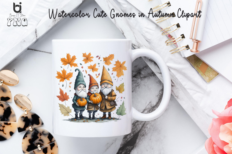 watercolor-cute-gnomes-in-autumn-clipart-autumn-mug-png