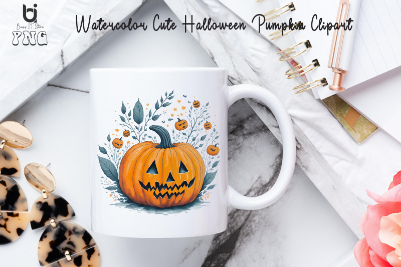 watercolor-cute-halloween-pumpkin-clipart-pumkin-mug-png